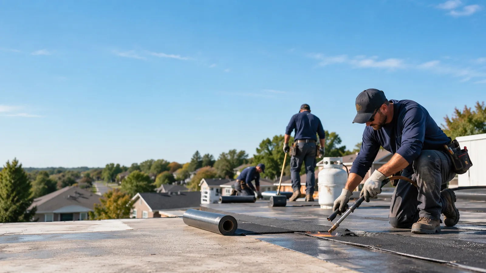 Flat Roof Leak Repair providers in Advance, IN
